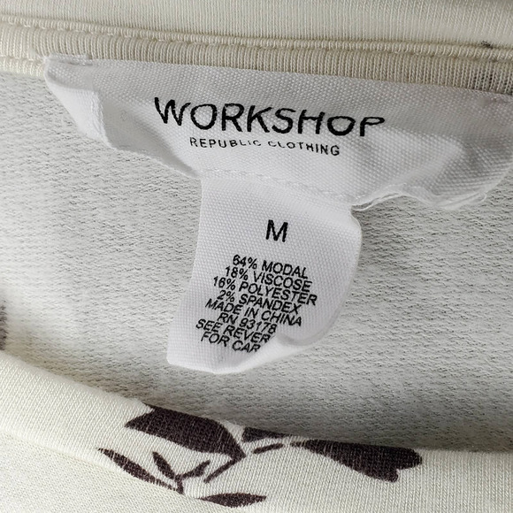Workshop Republic Clothing Knot Hem Sweater Sz. M - Picture 3 of 7